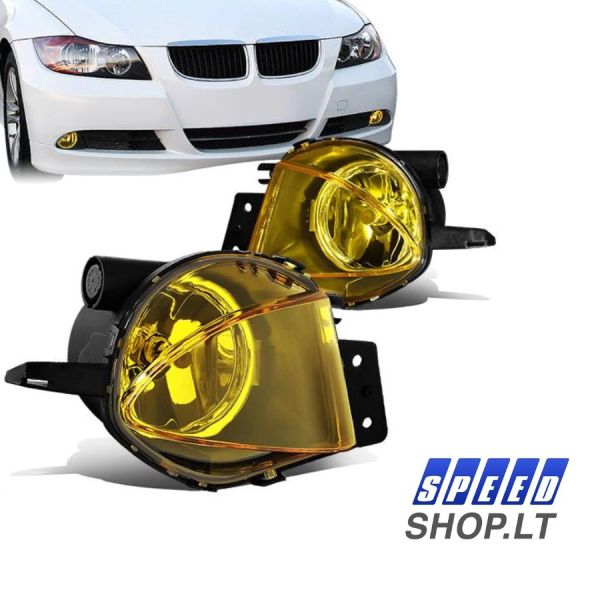 BMW 3 (E90-E91) rūko žibintai (geltona)